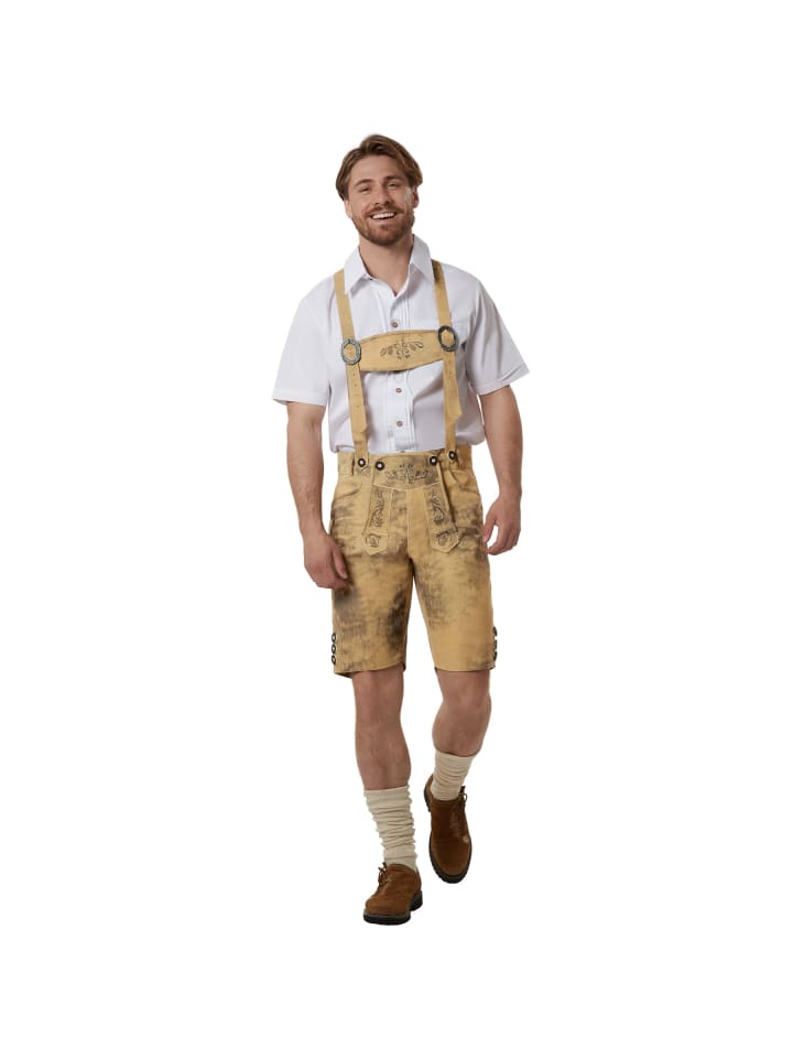 Kunstlederhose Luis in antikbraun