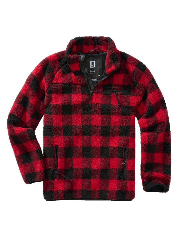Sweat & Fleece - Hoodies Zipthrough in red/black