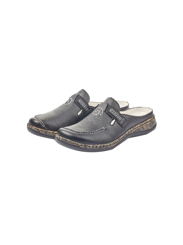 Pantolette 46393 in schwarz