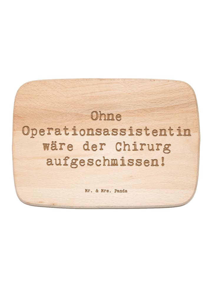 Holzbrett Spruch Operationsassistentin Wichtigk... in Transparent