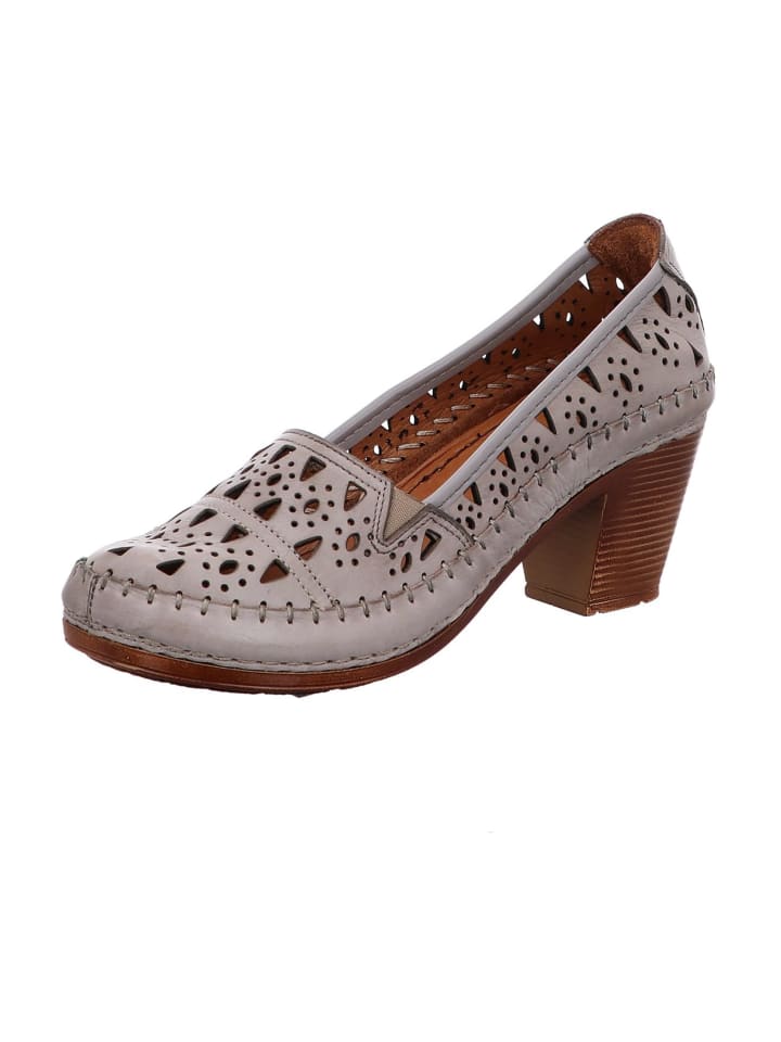 Klassische Pumps in Grau
