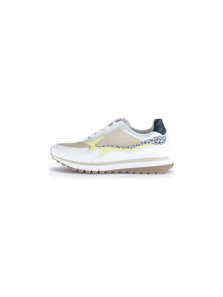Schnürschuh in puder/weiss/lime k