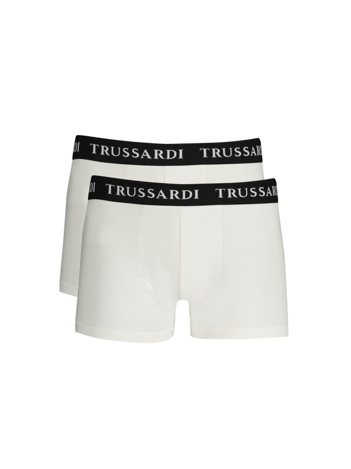 Weiß Baumwolle Herren Boxershorts Slip