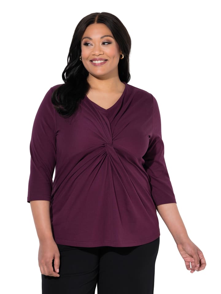 Longshirt in nougatbraun
