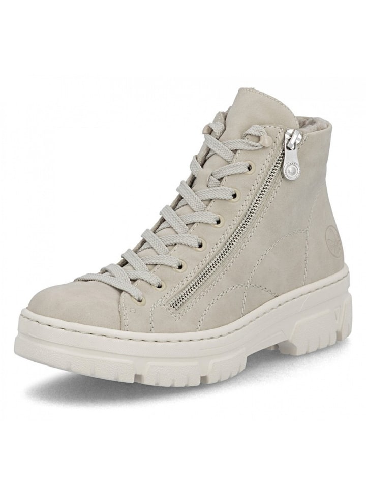 Schnürstiefel  in Beige