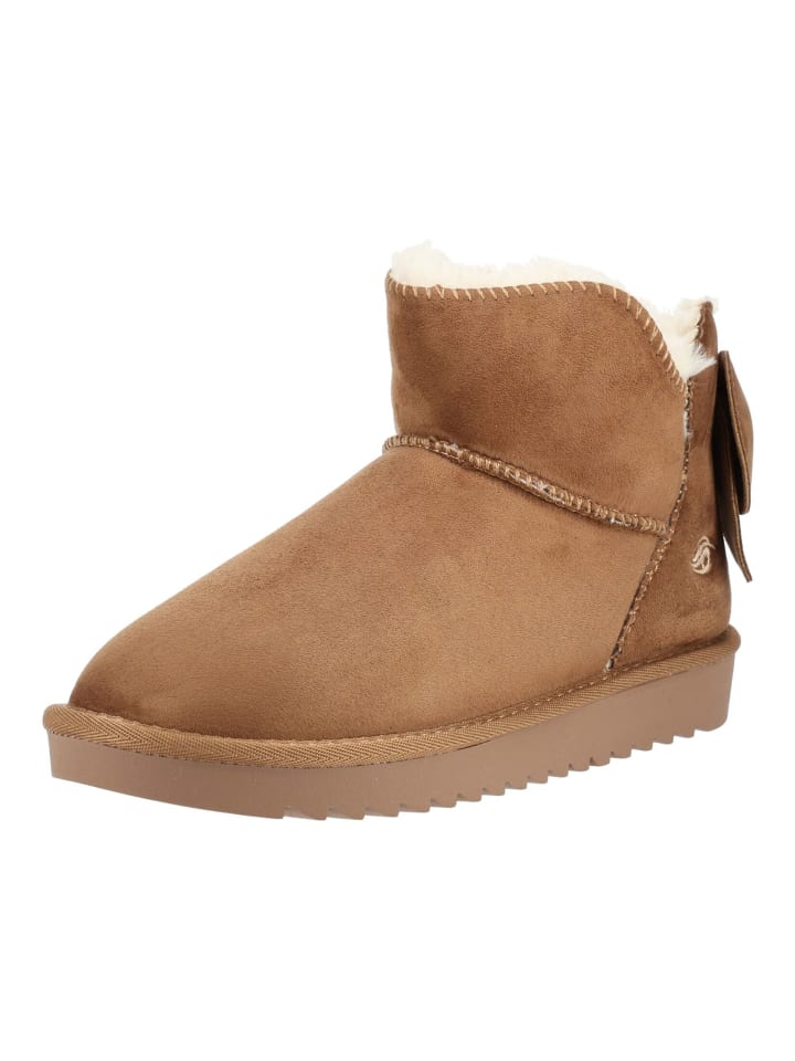 Stiefelette Beige