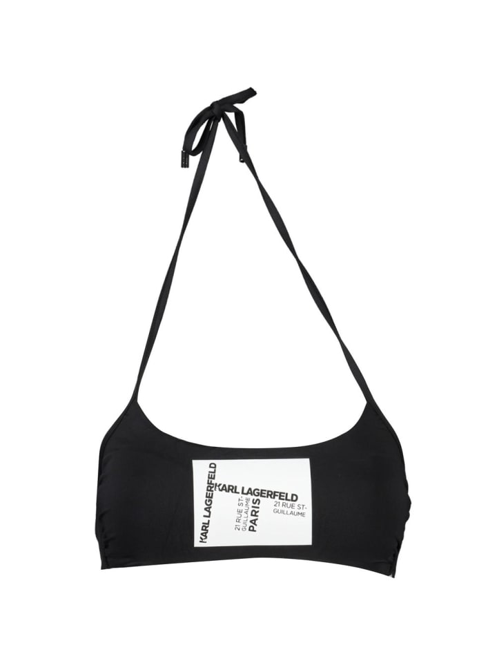 Schwarz Polyamid Damen Badeanzug
