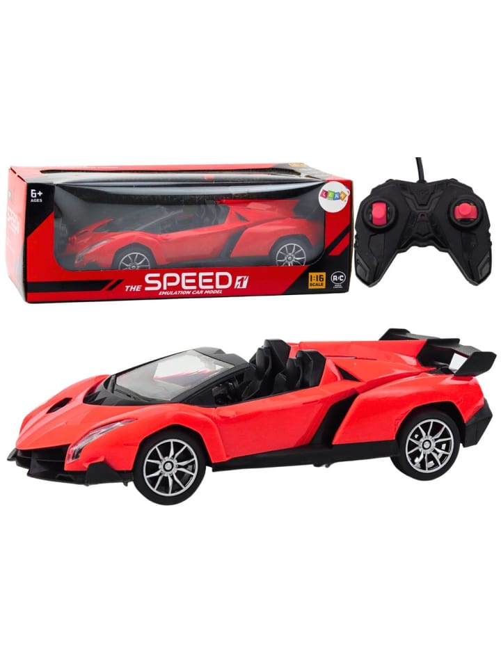 Auto Ferngesteuerter Sportwagen RC 1:16 Rot