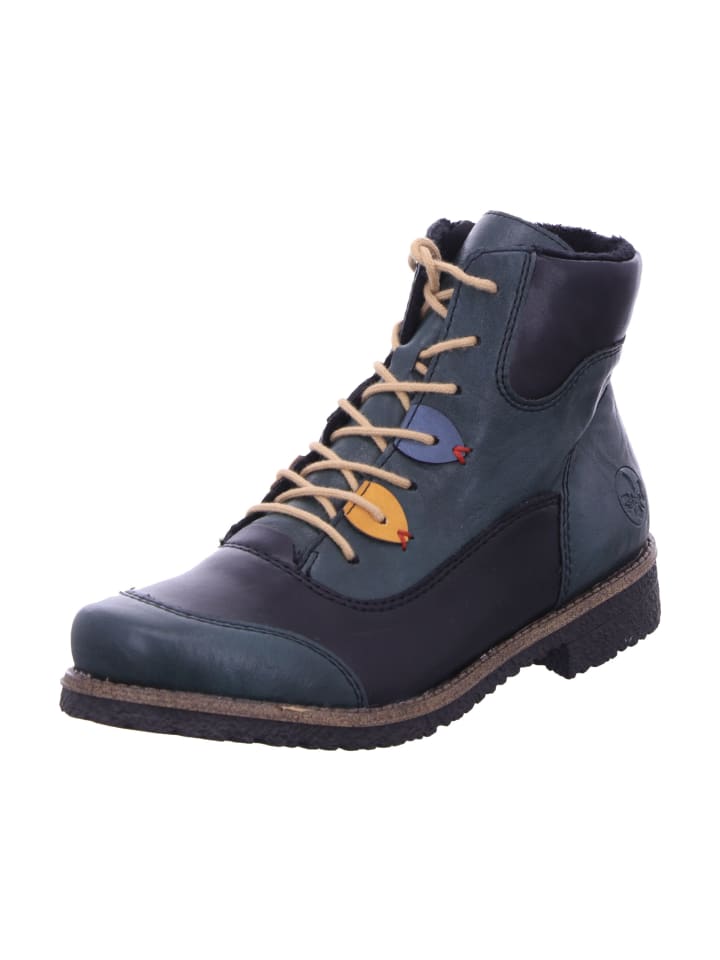 Stiefelette in peacock/schwarz/honig/roy 9