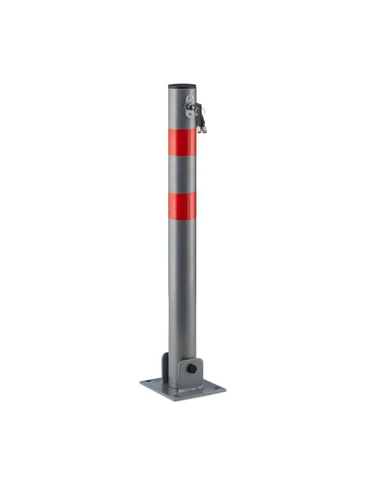 Absperrpfosten in Anthrazit - (H)65 cm