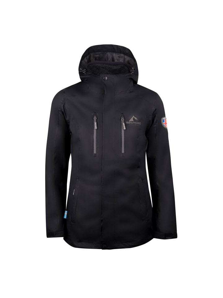 3 in 1 Jacke Hverfjall in black
