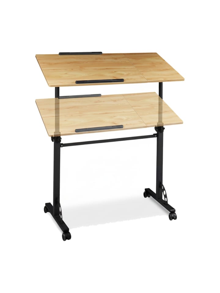 Laptoptisch in Gelb - (B)100 x (H)110 x (T)50 cm