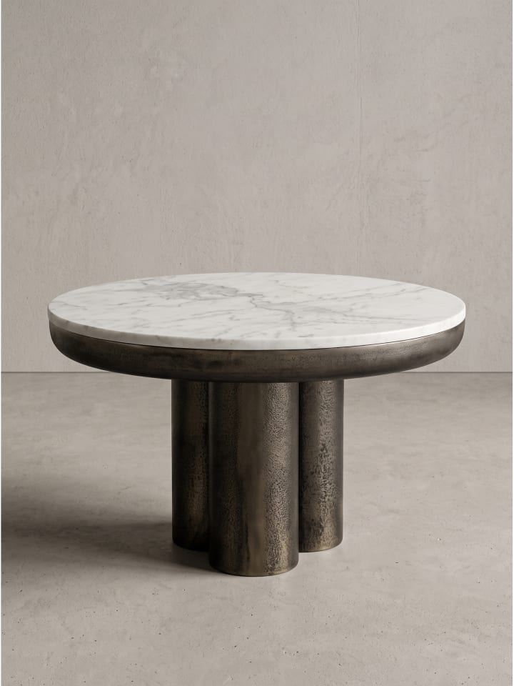 Couchtisch indischer Marmor, handgefertigt, Modern