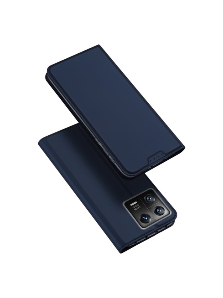 Buch Tasche kompatibel mit Xiaomi 13 Blau in Blau