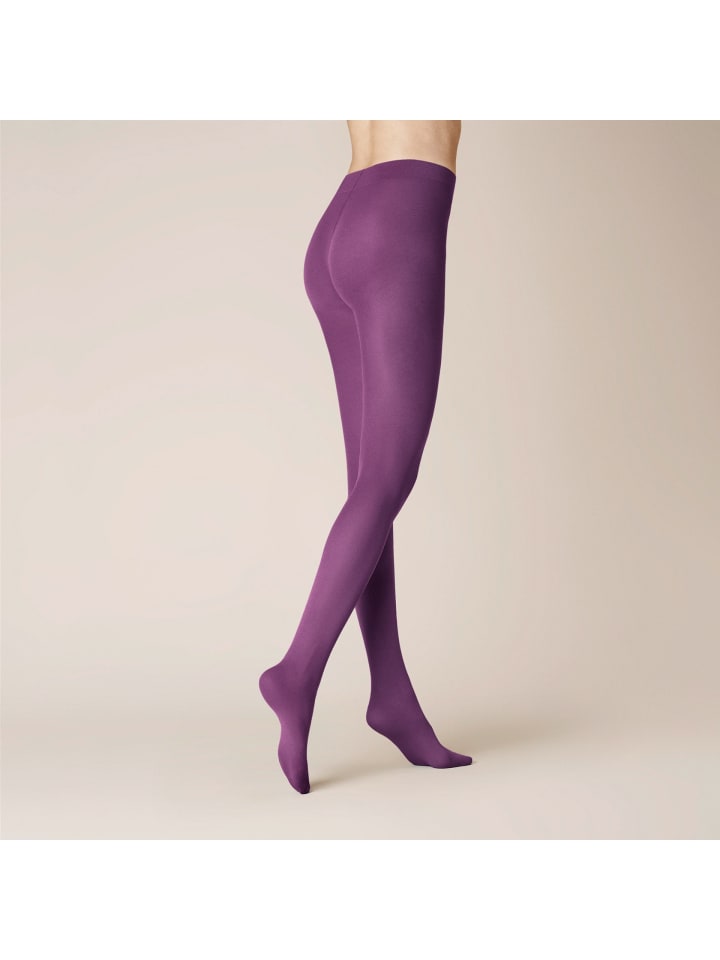 Feinstrumpfhose Velvet 40 weich in magenta