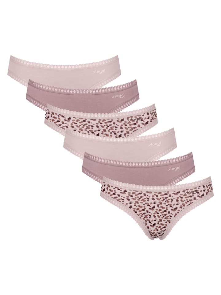 Slip 6er Pack in Rosa