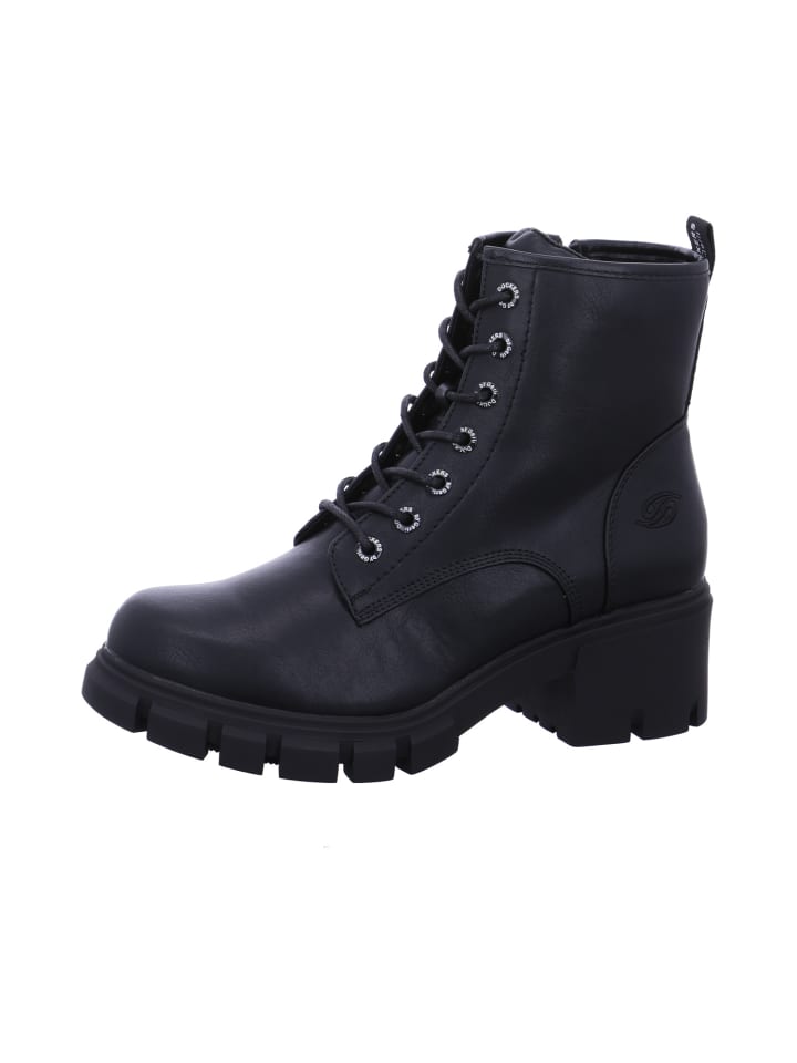 Schnürstiefel  in Schwarz
