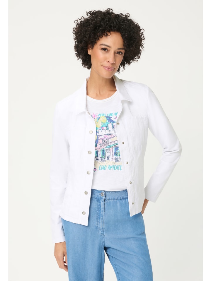 Jerseyjacke in White