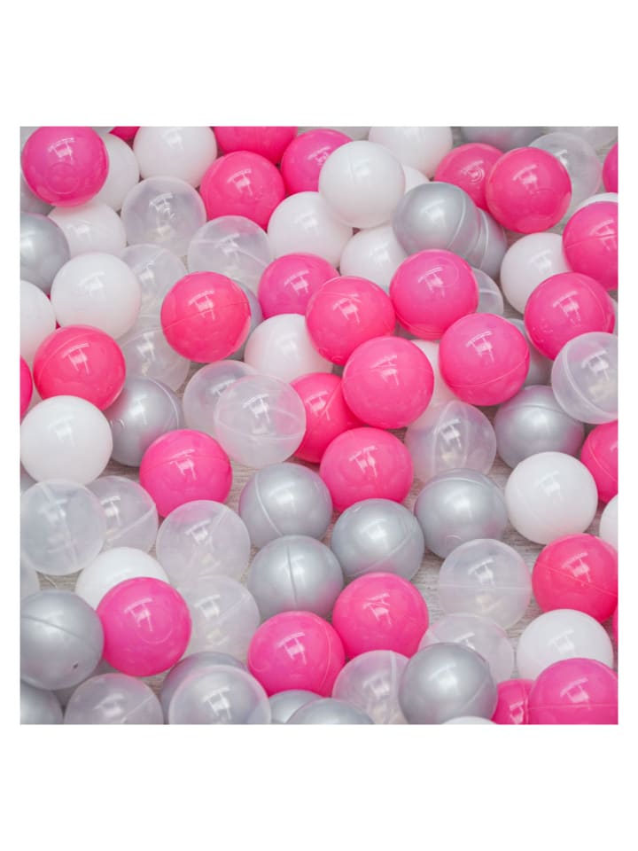 200 Bällebadbälle Emma 5,5 cm im 4-Farben-Mix