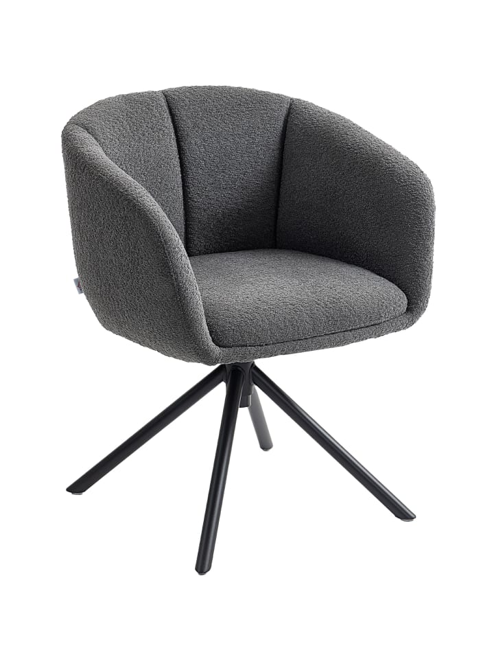 Sessel in Grau 59L x 58,5B x 78,5H cm