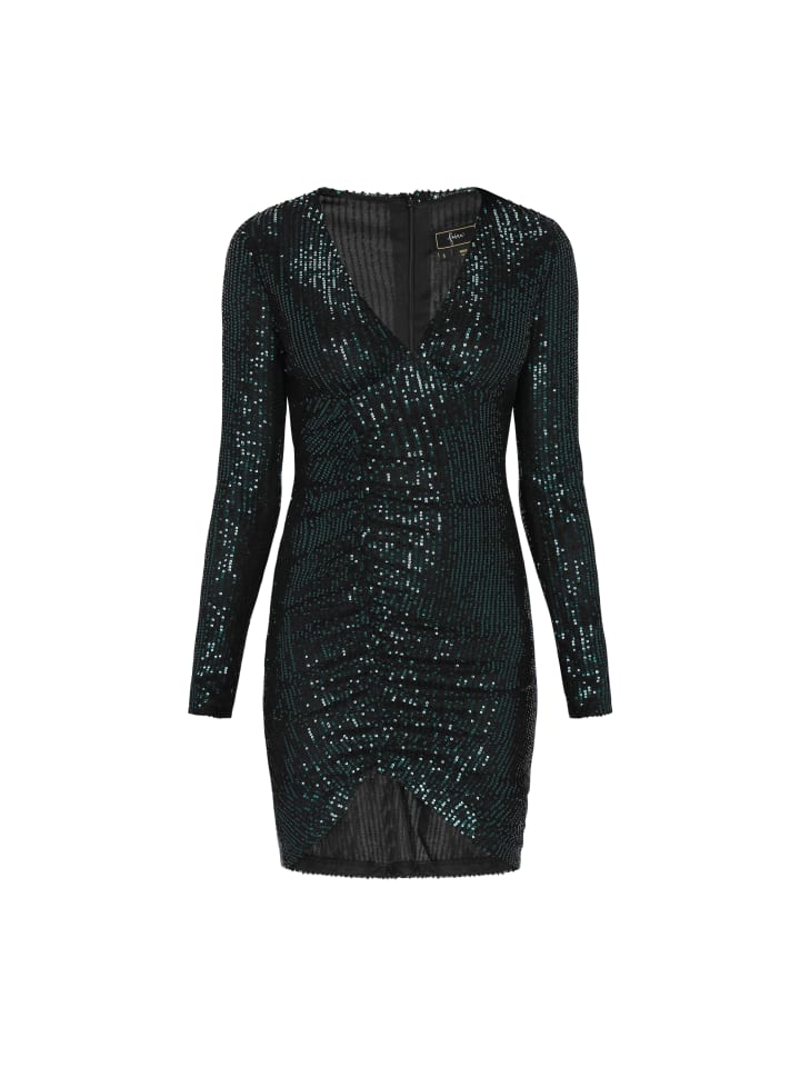 Women Dress in dark green