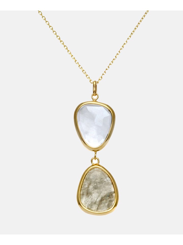 Halskette aus 375 Gelbgold