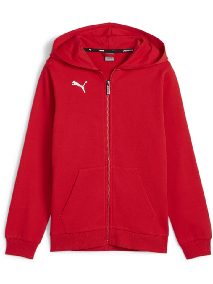 Hoodie "TeamGoal CasuaLongsleeve Hooded Jacket Jr" in Rot