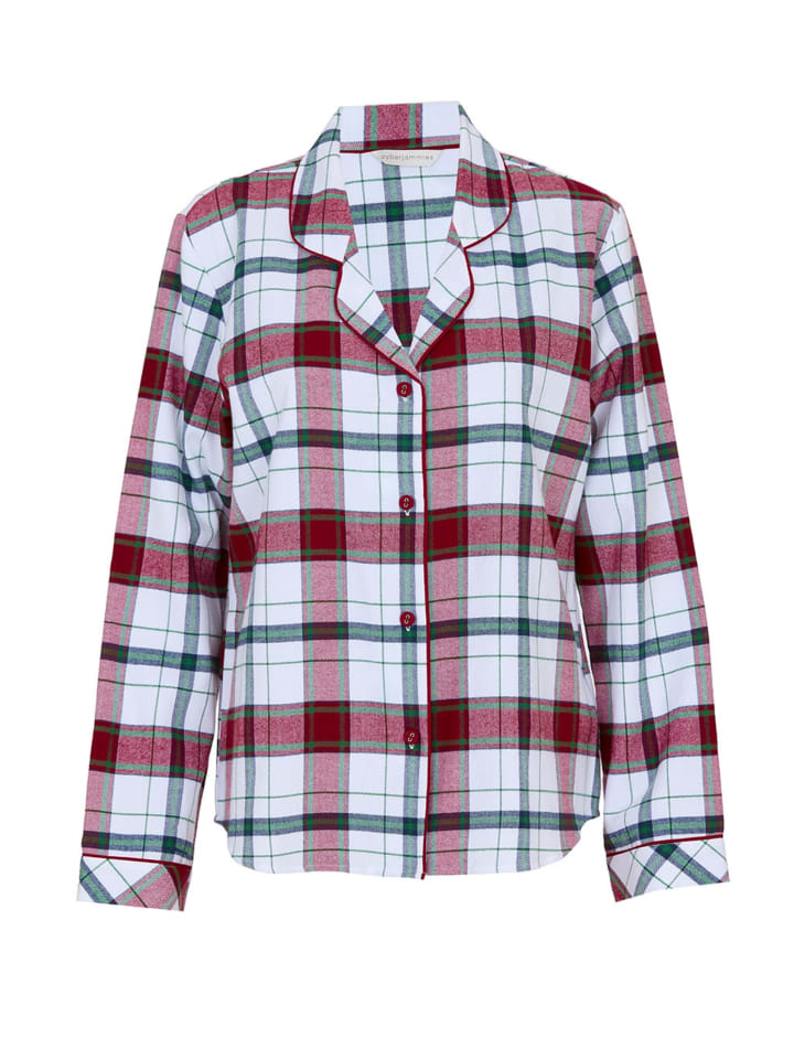 Blaze Pyjama Top Nachtwäsche in weiß