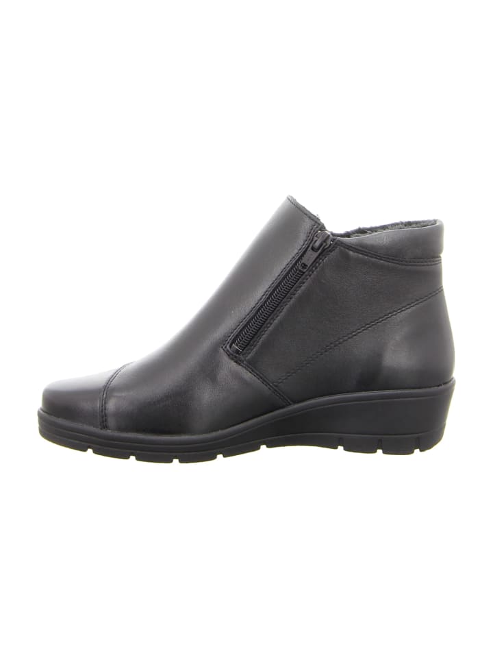 Komfort Stiefeletten in Schwarz
