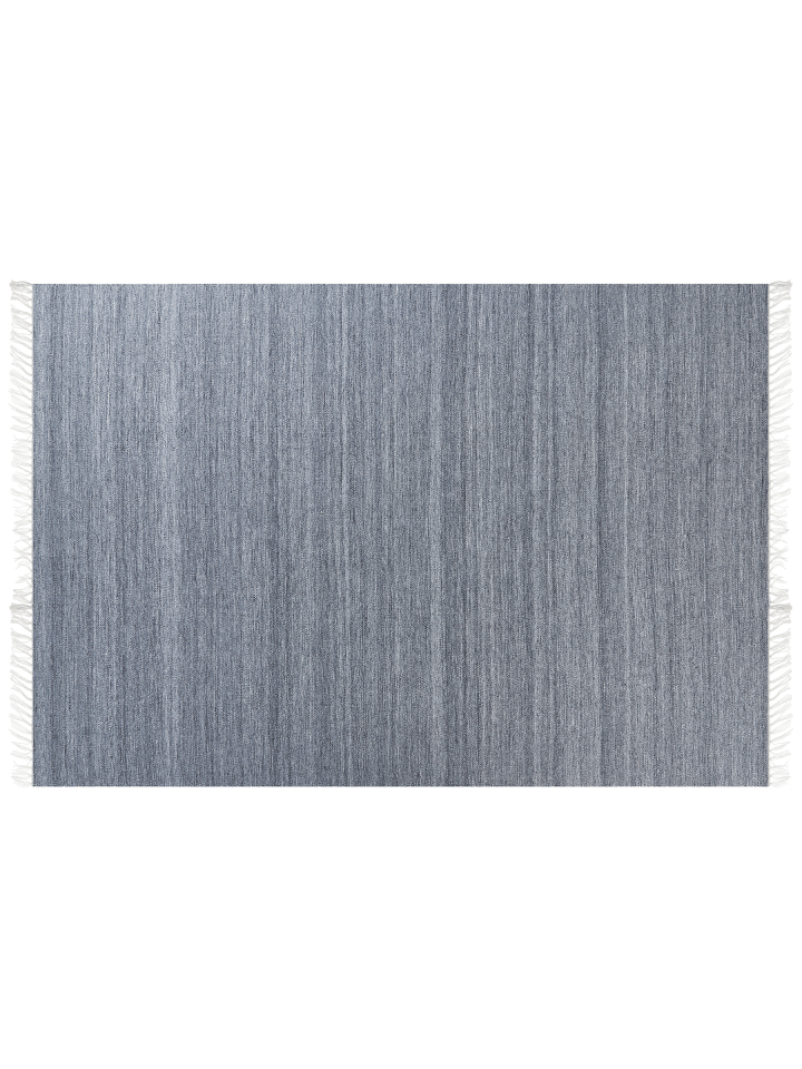 Geflochtener Teppich MALHIA in Grau - (W) 160 x (H) 0.5 x (L) 230 cm