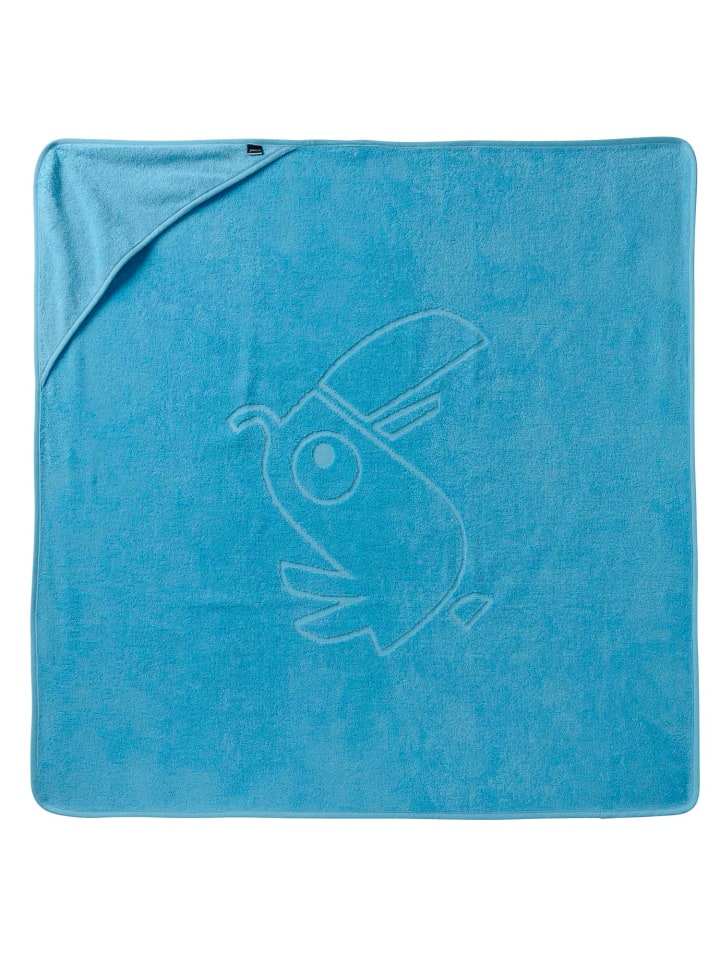 Kapuzenhandtuch in blau