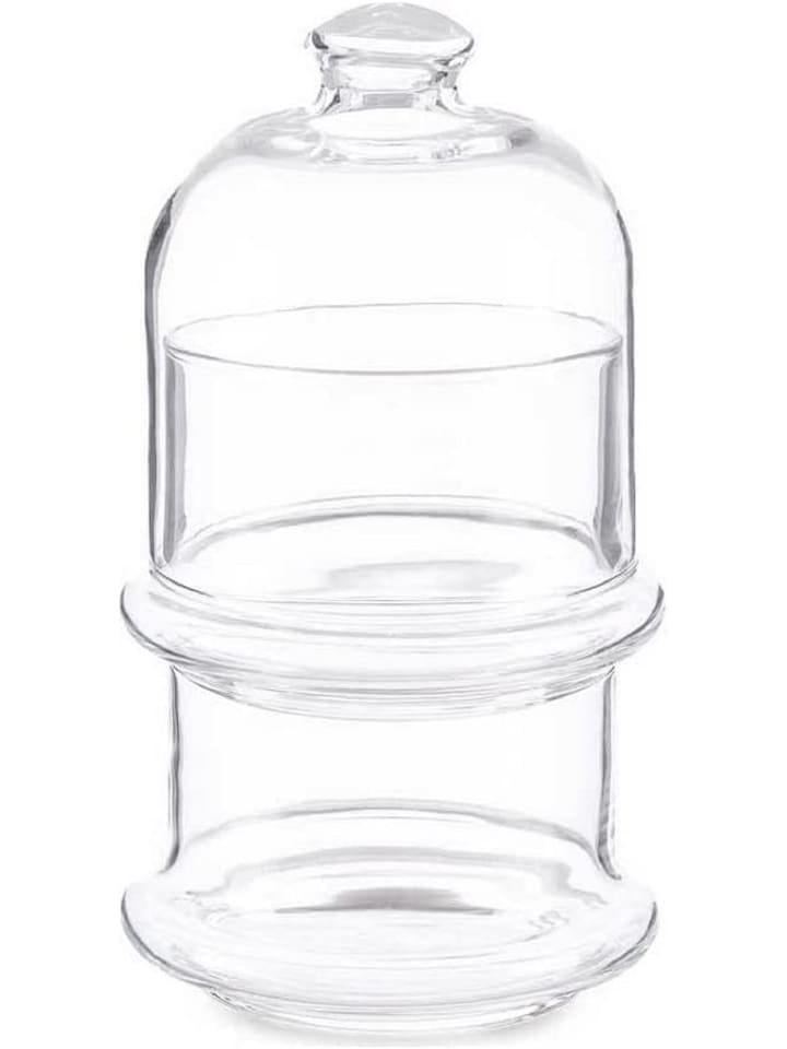 Patisserie 9x16,5x9cm Glas 2er Schalen transparent in Transparent
