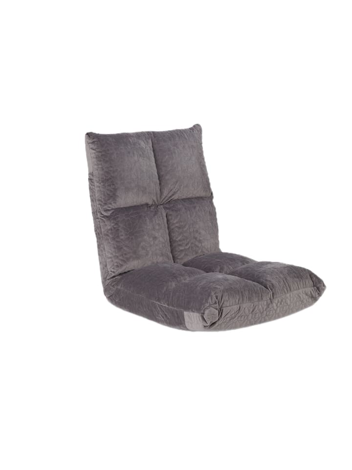 Bodenstuhl in Grau - (B)50 x (H)58 x (T)55 cm