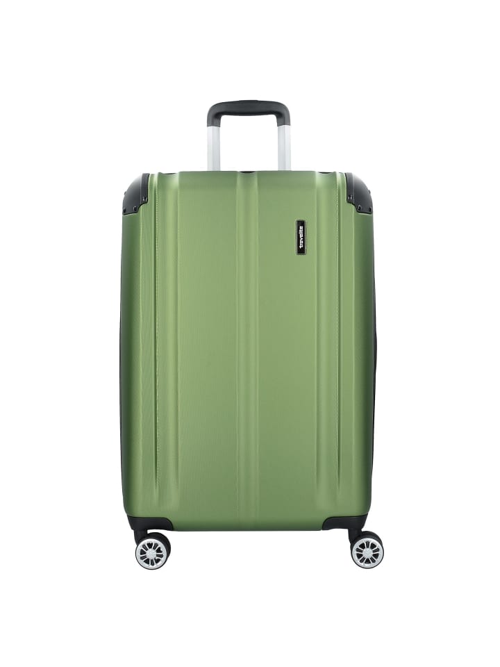 City M 4-Rollen Trolley 68 cm grün