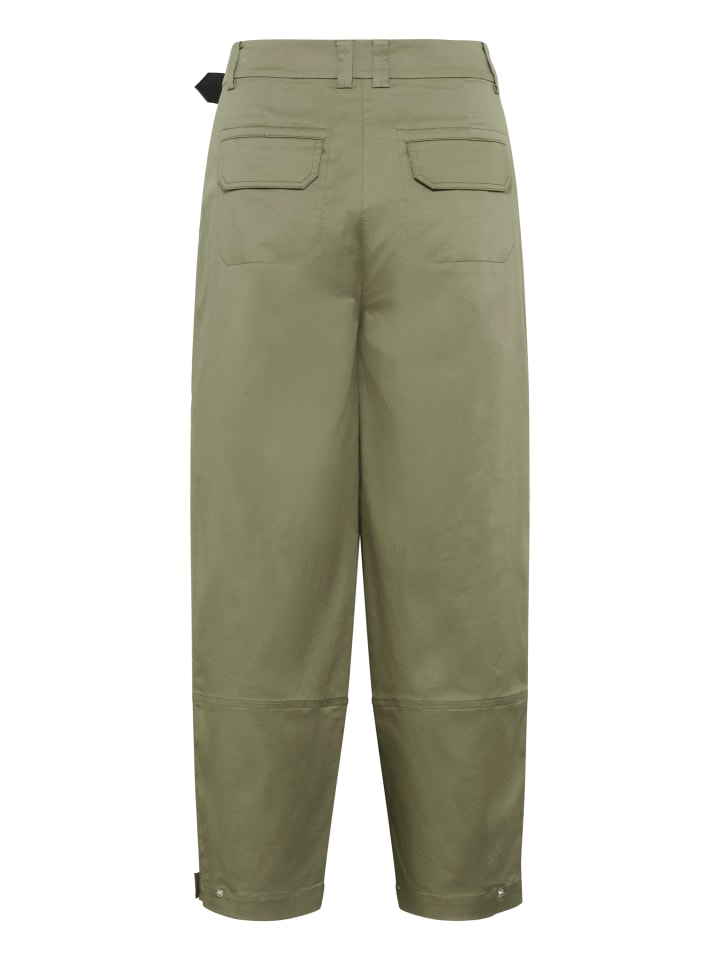 Casual Hose KBEgina Baggy fit in Deep Lichen Green