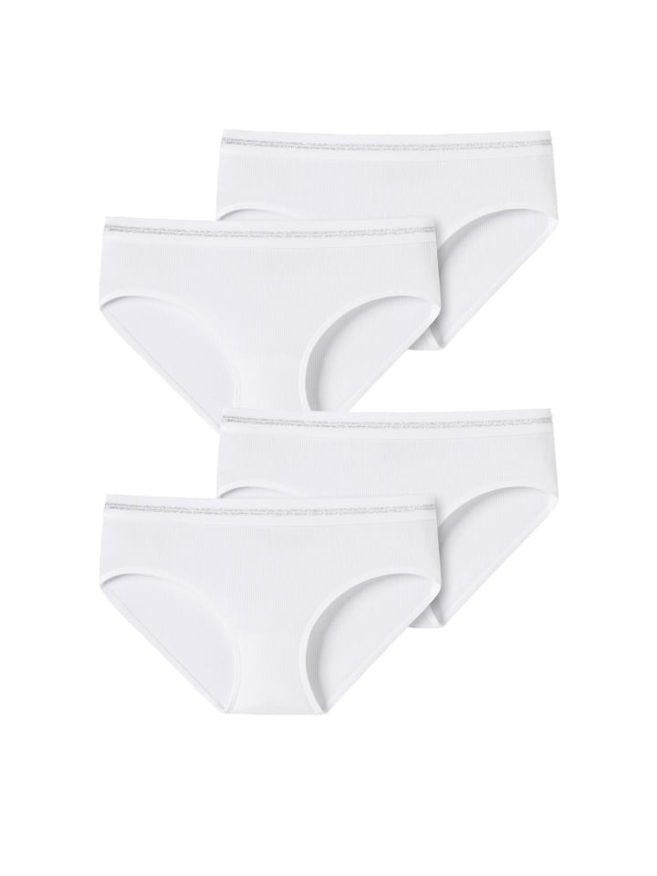 Panty Long Life Rib in Weiß