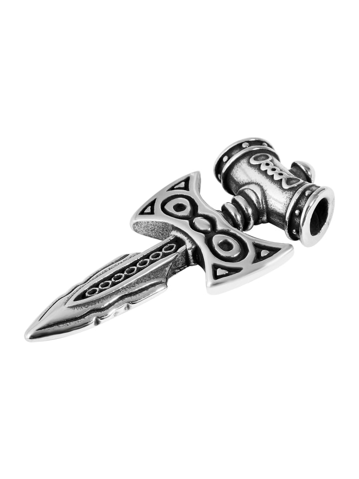 Unisex Anhänger aus Edelstahl in silber