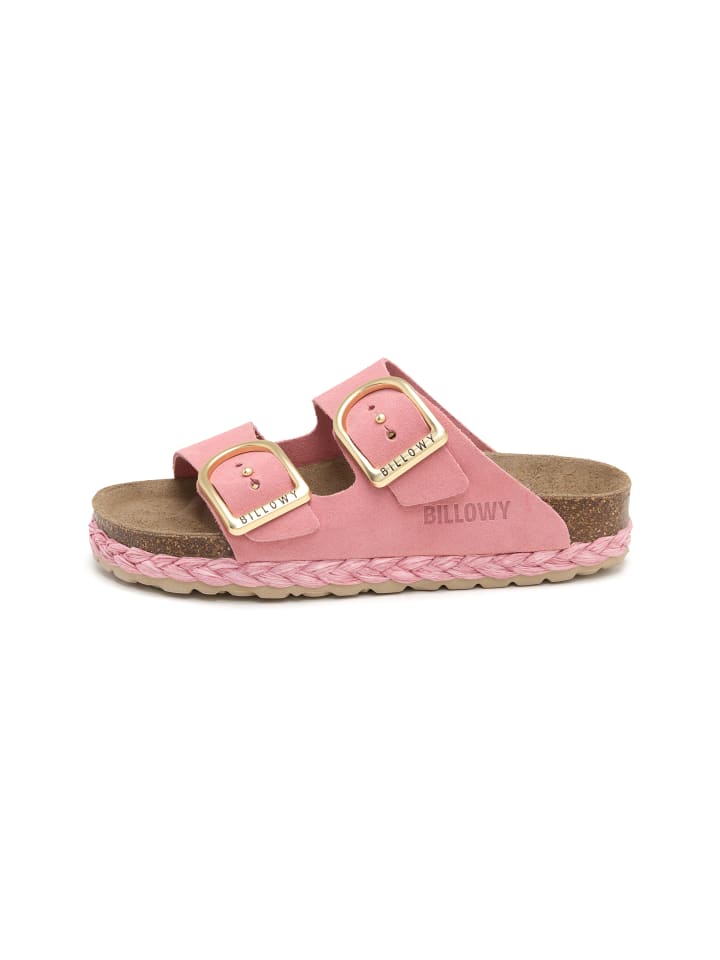 Pantoletten in rosa