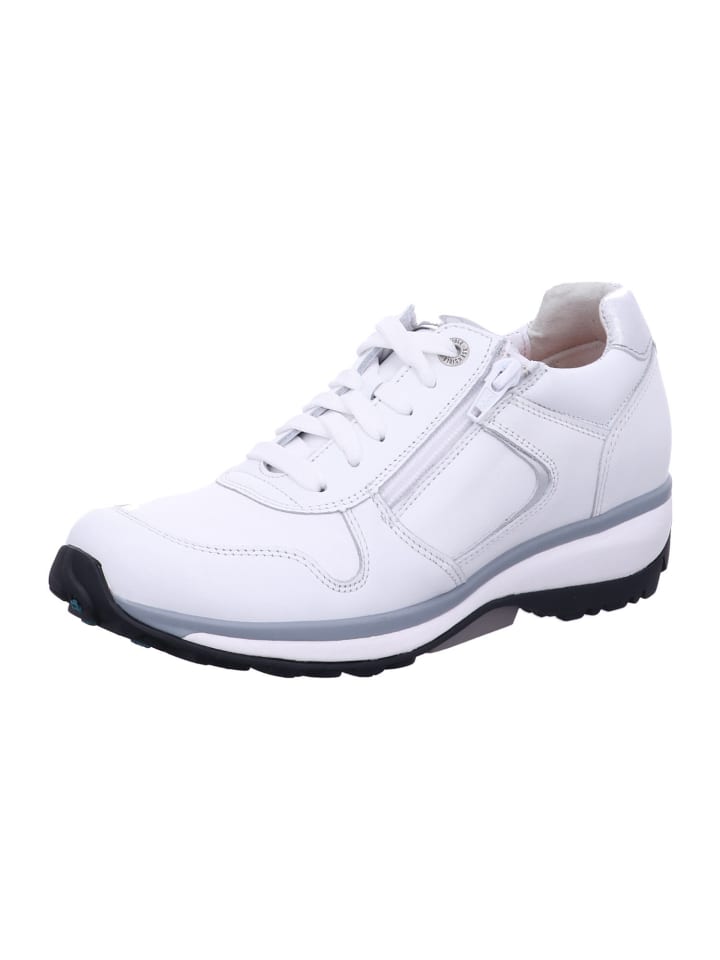 Damen- Schnürschuhe Jersey in Weiß