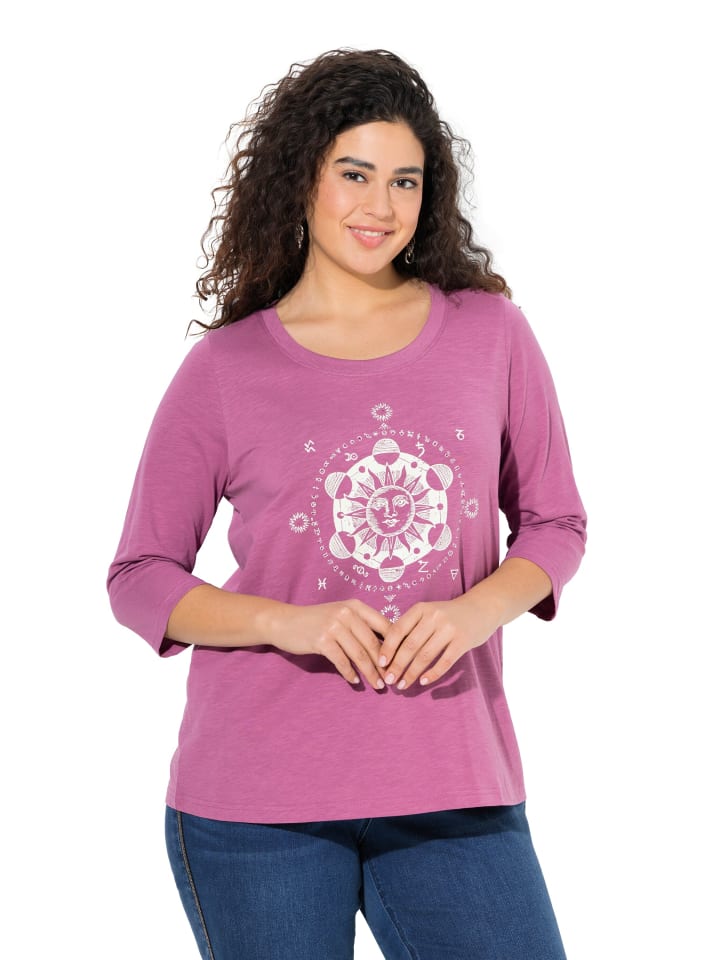 Shirt in dunkle rose