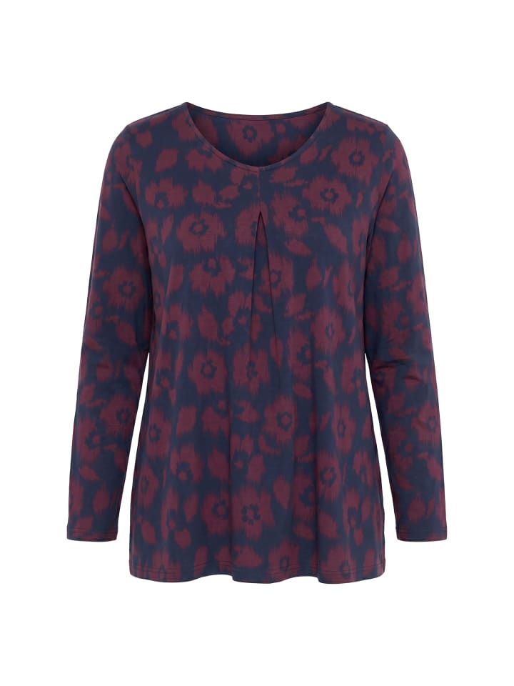 Langarmshirt in marine
