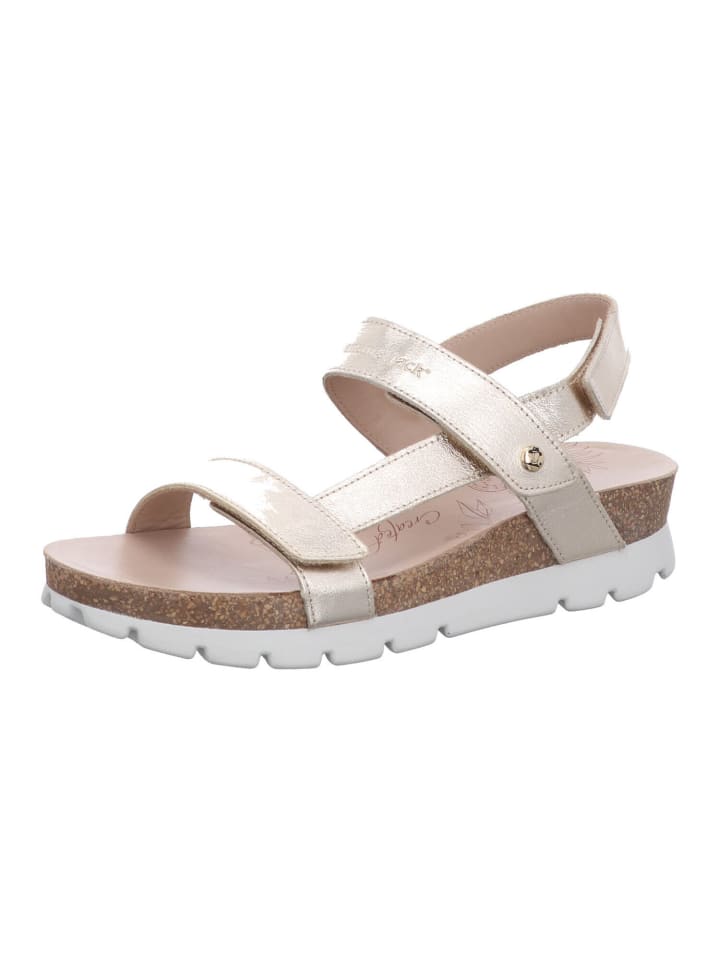Keilsandaletten Selma in gold