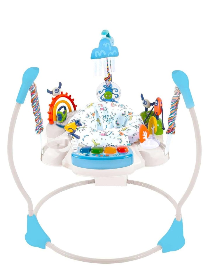 Baby Jumperoo Lauflernhilfe ab 6 Monaten in Blau