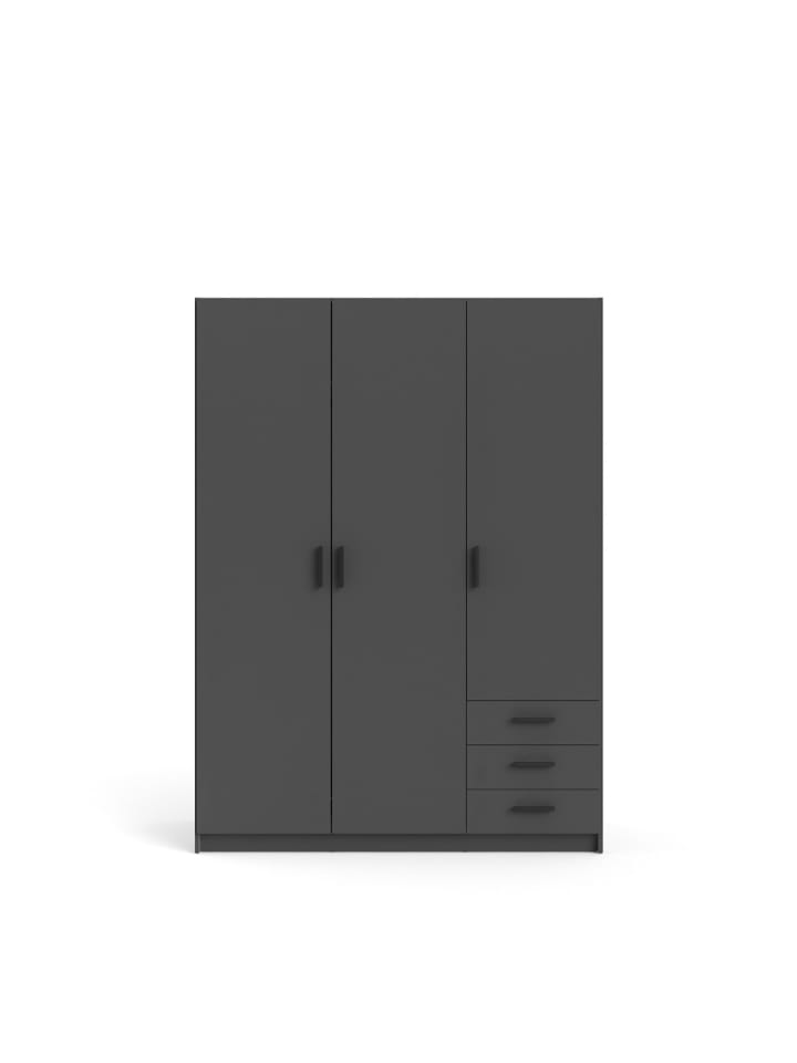 Kleiderschrank Spell Grau 147 x 50 cm