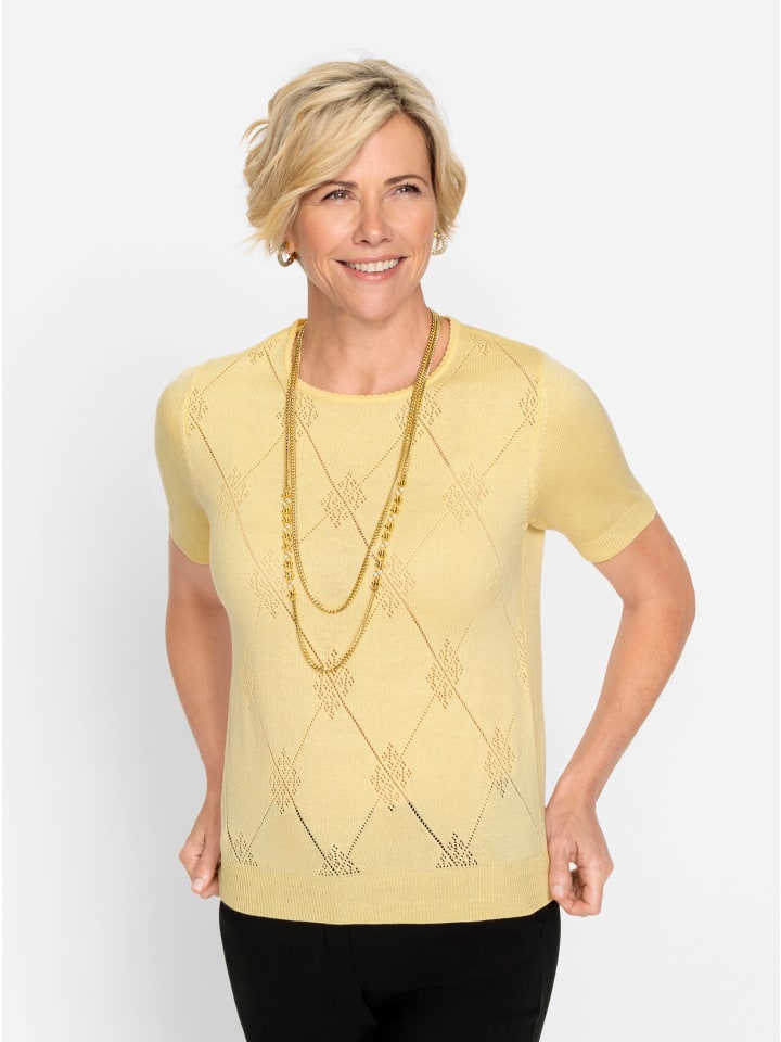 Pullover in vanille