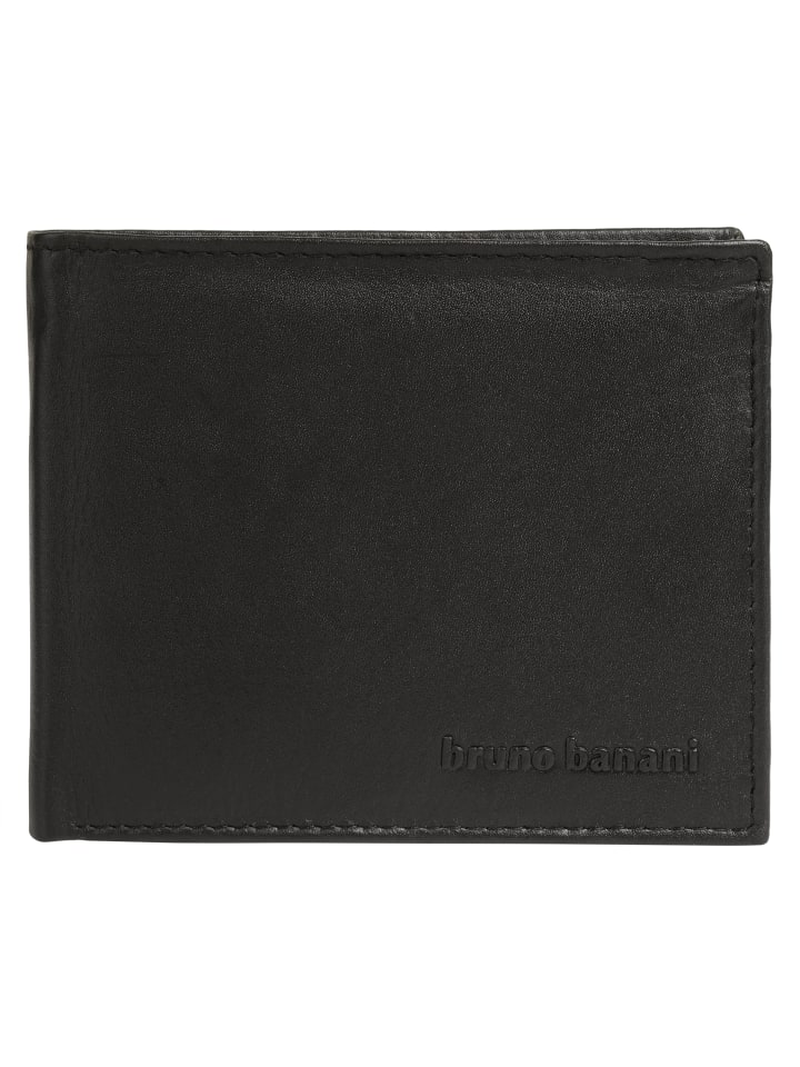 Geldbörse echt Leder in schwarz