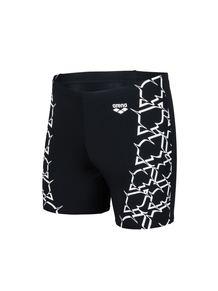 Mid Jammer Badehose in schwarz