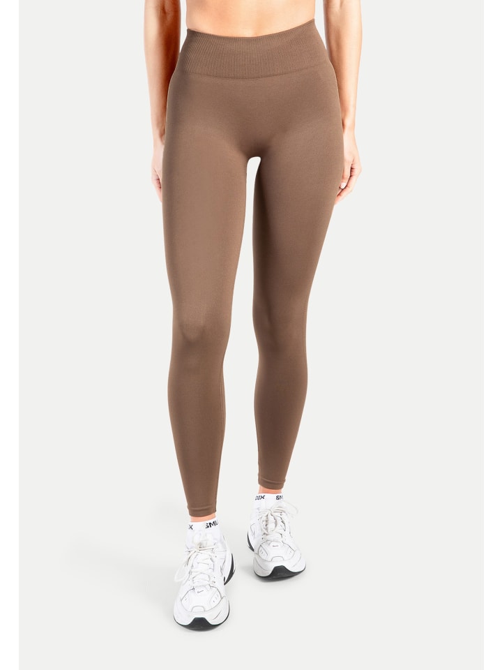 Leggings Cetrina Scrunch in Braun