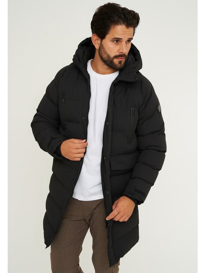 Parka - S2SETTIN Steppmantel Steppjacke in Black