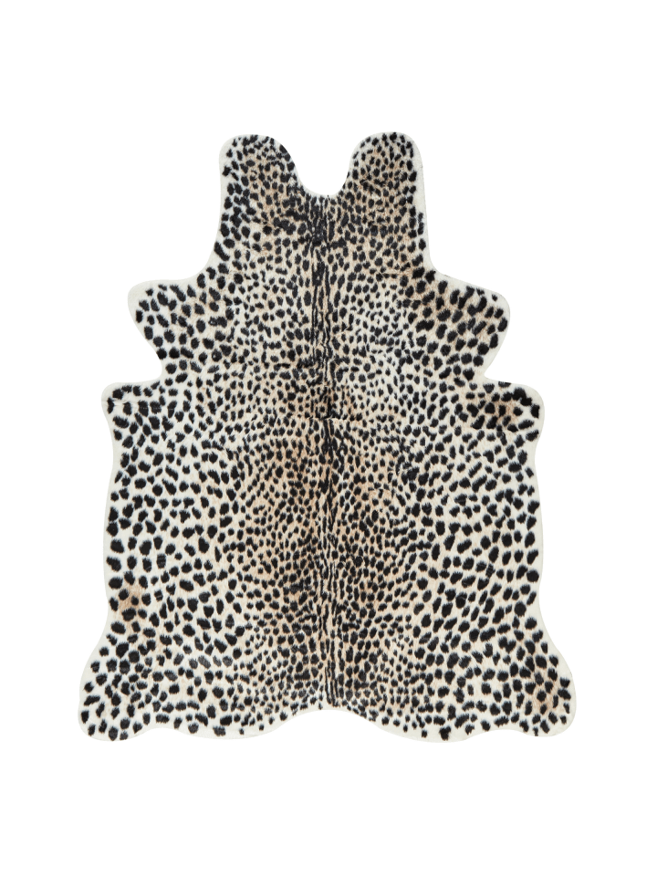 Schaffell OSSA in Beige/Schwarz - (W) 150 x (L) 200 cm